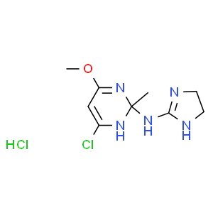 Moxonidine hydrochloride  Structure
