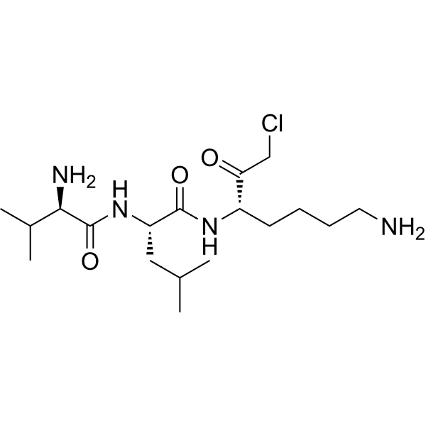 D-Val-Leu-Lys-chloromethylketone Structure