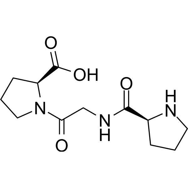 H-Pro-Gly-Pro-OH Structure