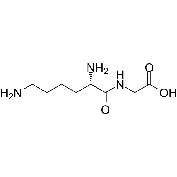 H-Lys-Gly-OH Structure