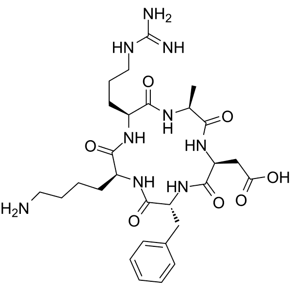 Cyclo(RADfK) Structure