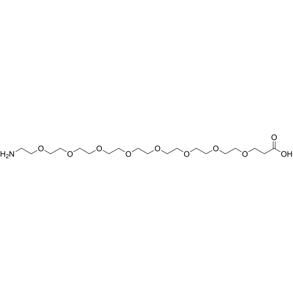NH2-PEG8-acid Structure