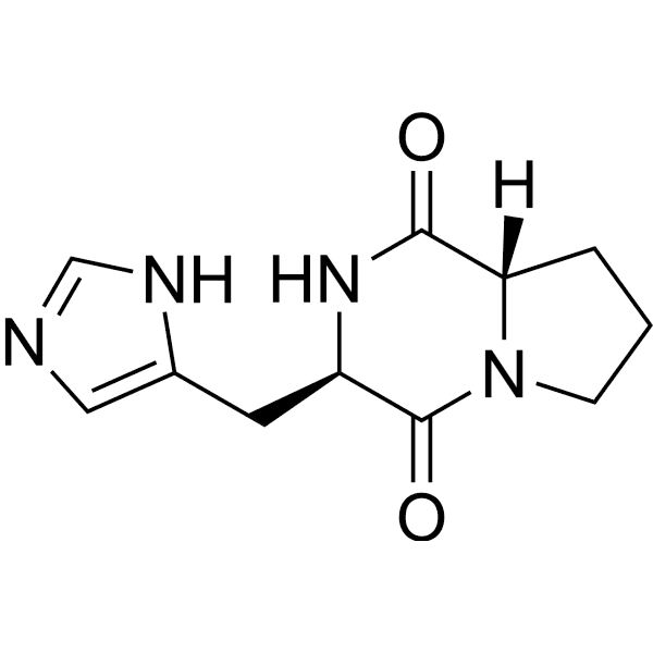 Cyclo(D-His-Pro) Structure