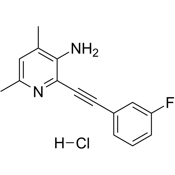 Raseglurant hydrochloride Structure