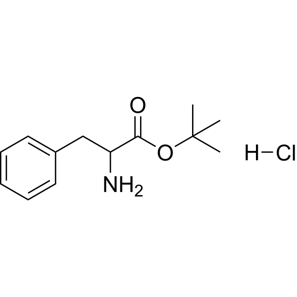 H-DL-Phe-OtBu.HCl Structure