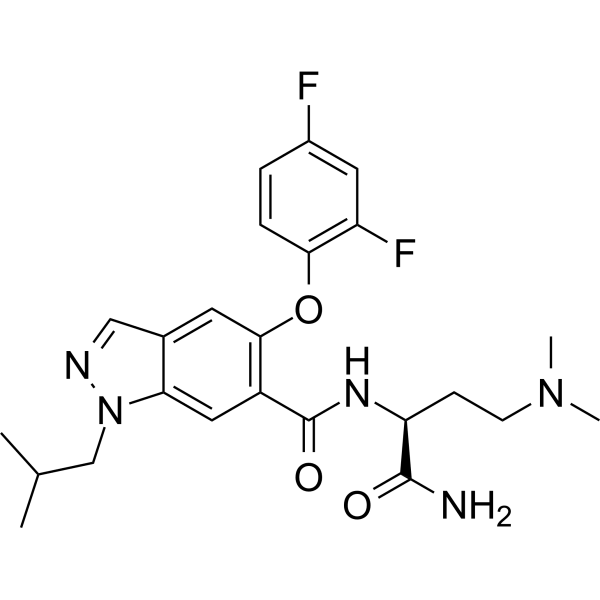 Emprumapimod Structure