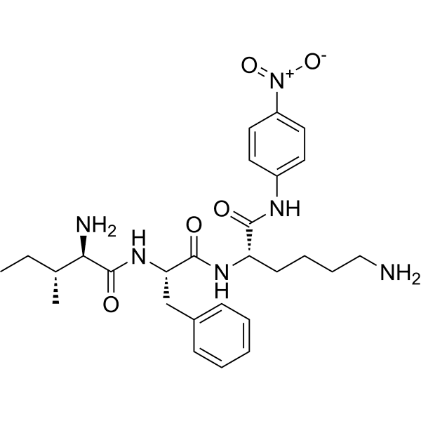 D-Ile-Phe-Lys-pNA Structure