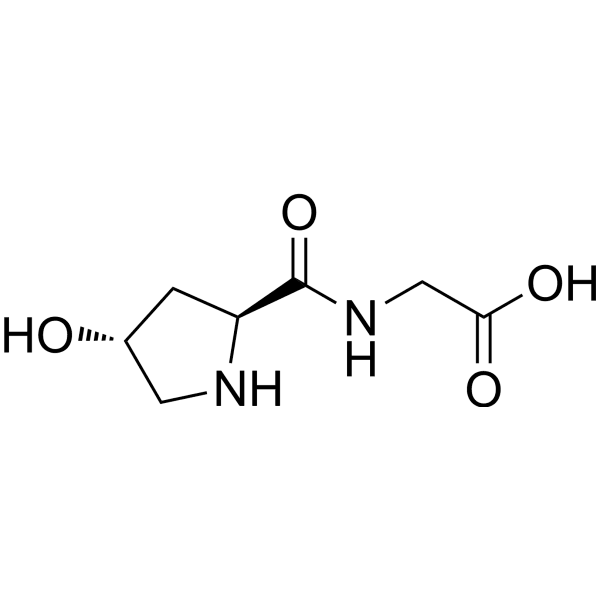 H-Hyp-Gly-OH Structure