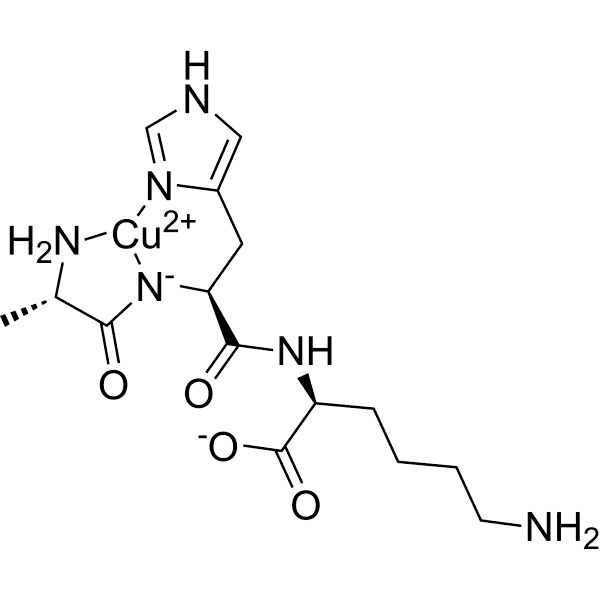 Copper tripeptide-3 Structure
