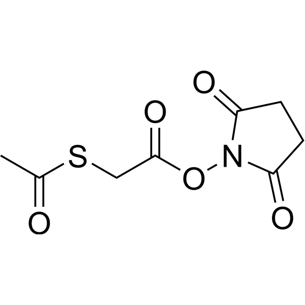 N-Succinimidyl-S-acetylthioacetate Structure
