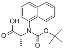 (R)-2-((tert-Butoxycarbonyl)amino)-3-(naphthalen-1-yl)propanoic acid Structure