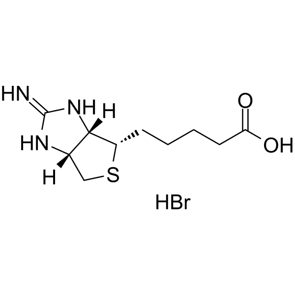 2-Iminobiotin hydrobromide Structure