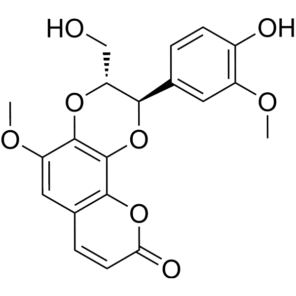Cleomiscosin B Structure