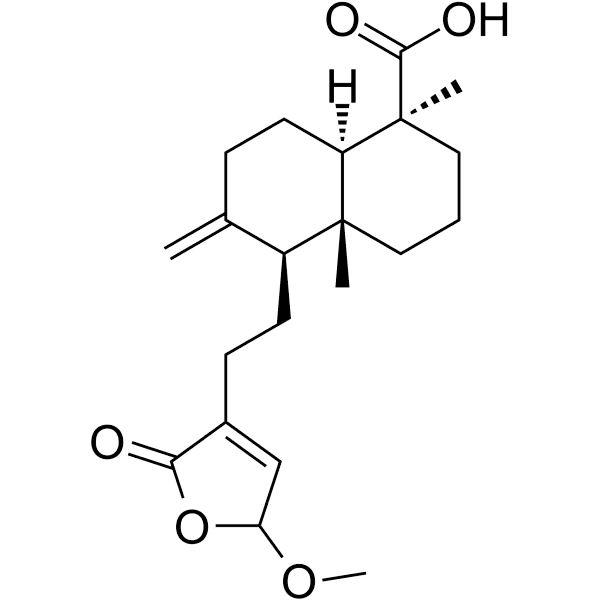 15-Methoxypinusolidic acid Structure