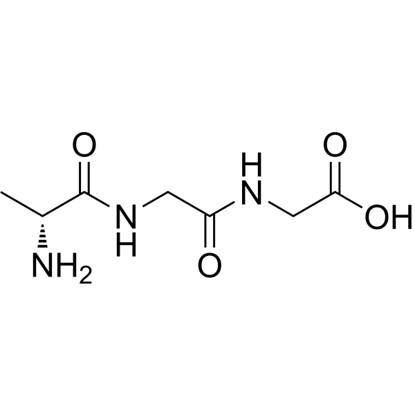 D-Ala-Gly-Gly-OH Structure