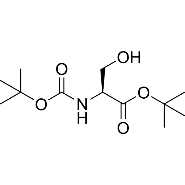 Boc-Ser-OtBu Structure