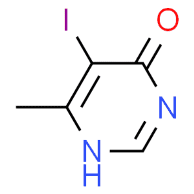 5-Iodo-6-methylpyrimidin-4(1H)-one  Structure