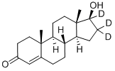 Testosterone-d3 Structure