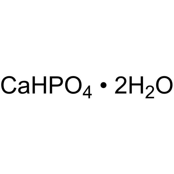 Calcium hydrogen phosphate dihydrate Structure