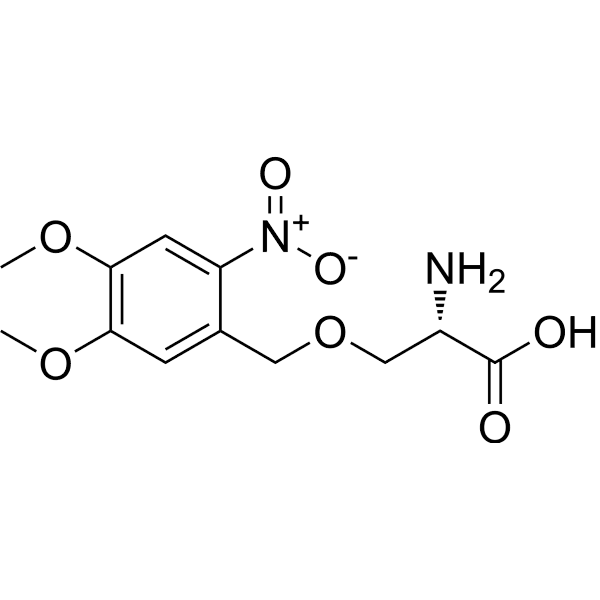 DMNB-caged-Serine  Structure