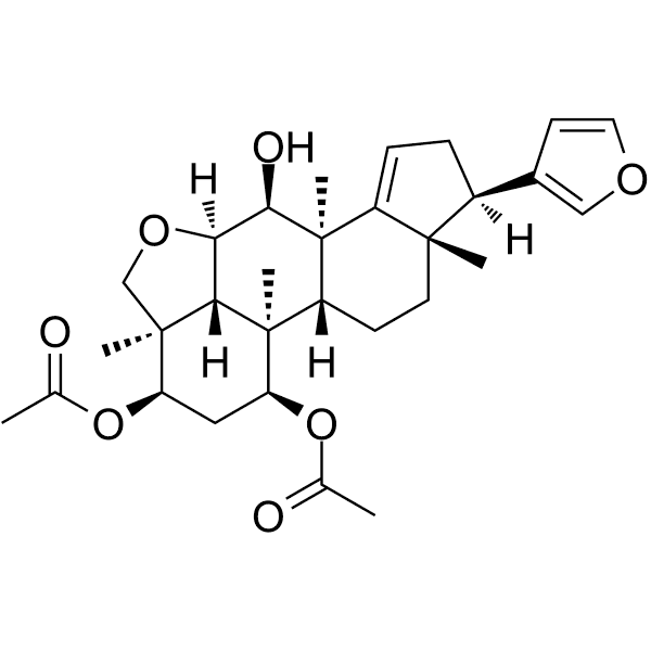 1,3-Diacetylvilasinin Structure