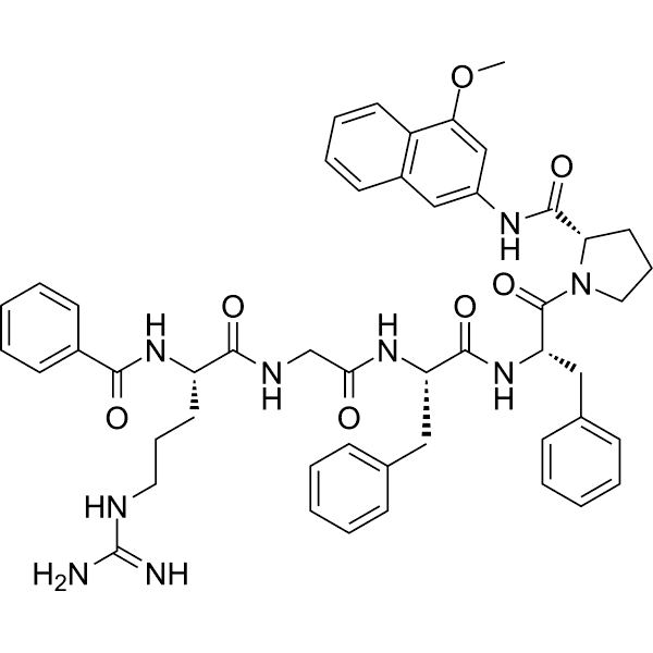 Bz-RGFFP-4MβNA Structure