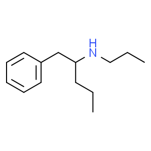 (2R)-1-phenyl-N-propyl-pentan-2-amine  Structure