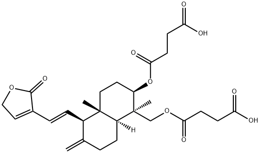 Dehydroandrographolide succinate Structure