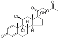 Dichlorisone acetate Structure