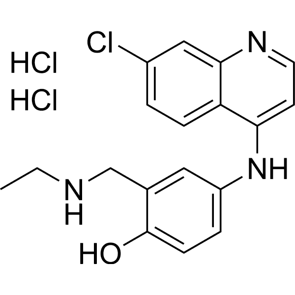 N-Desethyl amodiaquine dihydrochloride Structure