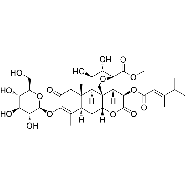 Yadanzioside P Structure