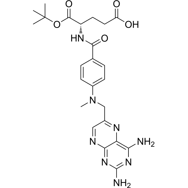 Methotrexate α-tert-butyl ester  Structure