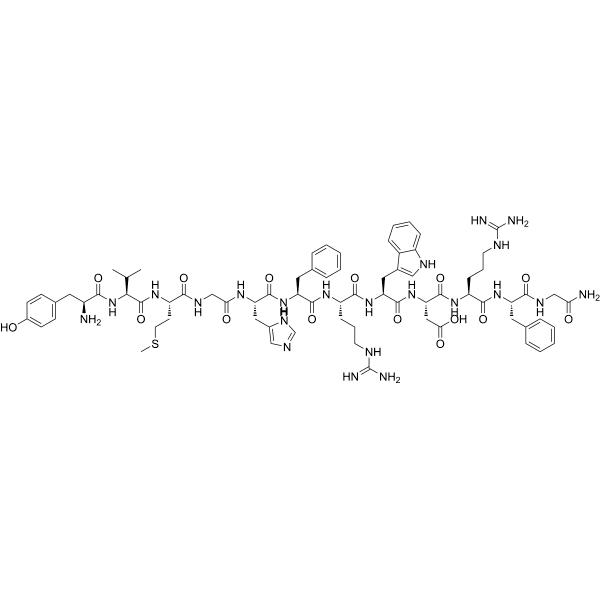 γ-2-MSH (41-58), amide Structure