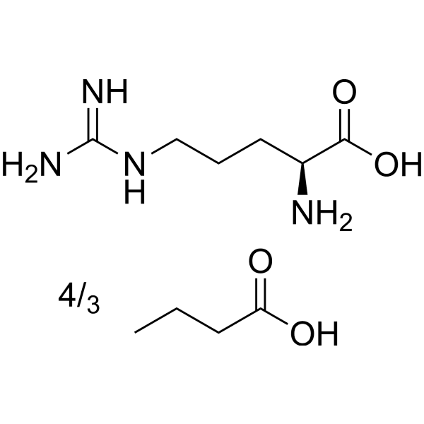 L-Arginine butanoate Structure