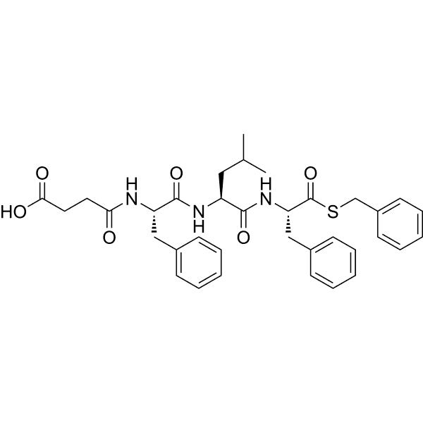 Suc-Phe-Leu-Phe-SBzl Structure