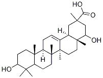 3α,22β-Dihydroxyolean-12-en-29-oic acid Structure