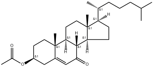 7-Oxocholesteryl acetate Structure
