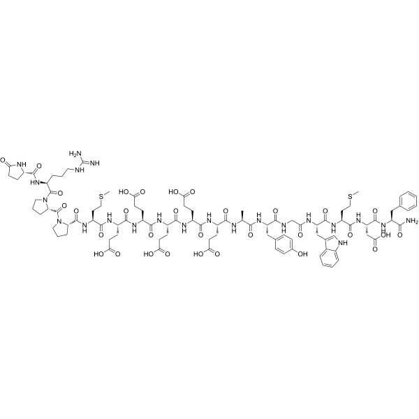 Gastrin I, rat Structure