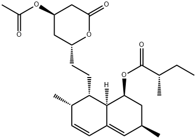Acetyllovastatin Structure
