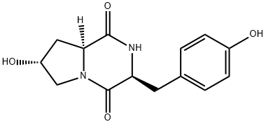 Cyclo(Tyr-Hpro) Structure