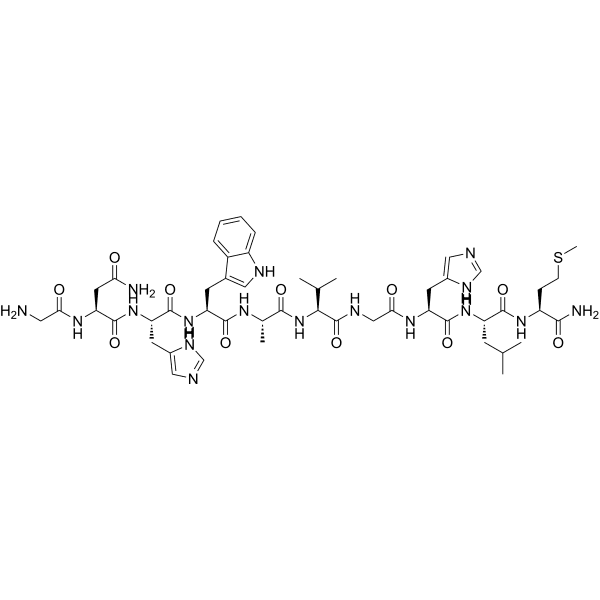 Neuromedin C (porcine) Structure