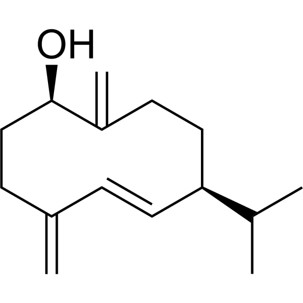 4(15),5,10(14)-Germacratrien-1-ol Structure