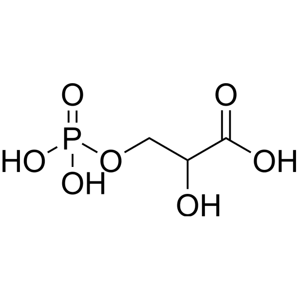 3-Phosphoglyceric acid Structure