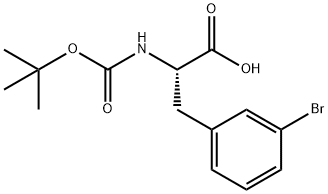 Boc-Phe(3-Br)-OH Structure