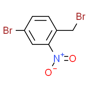 4-BROMO-2-NITROBENZYL BROMIDE  Structure