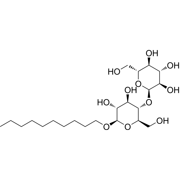 Decyl β-D-maltopyranoside Structure