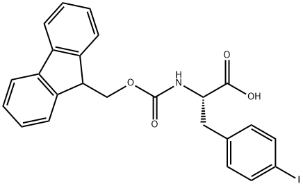 Fmoc-Phe(4-I)-OH Structure