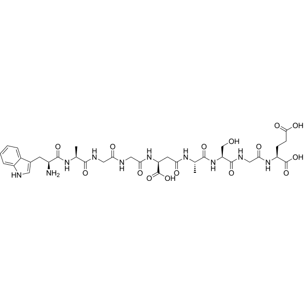 (β-Asp5)-Delta-Sleep Inducing Peptide Structure
