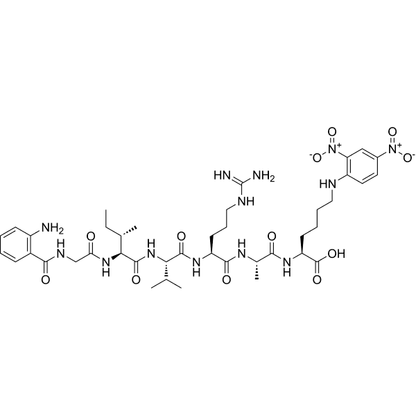 Abz-GIVRAK(Dnp) Structure