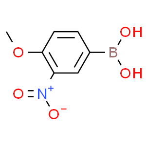 (4-methoxy-3-nitrophenyl)boronic acid  Structure